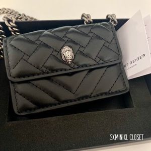 🍀🔮NEW🔮Kurt Geiger Micro Kensington crossbody bag/shoulder bag/black